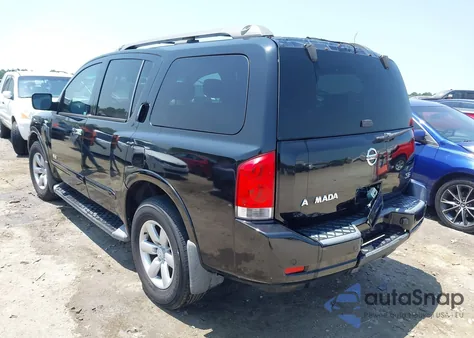 2008 Nissan Armada Se from USA, damaged, VIN 5N1BA08DX8N603917